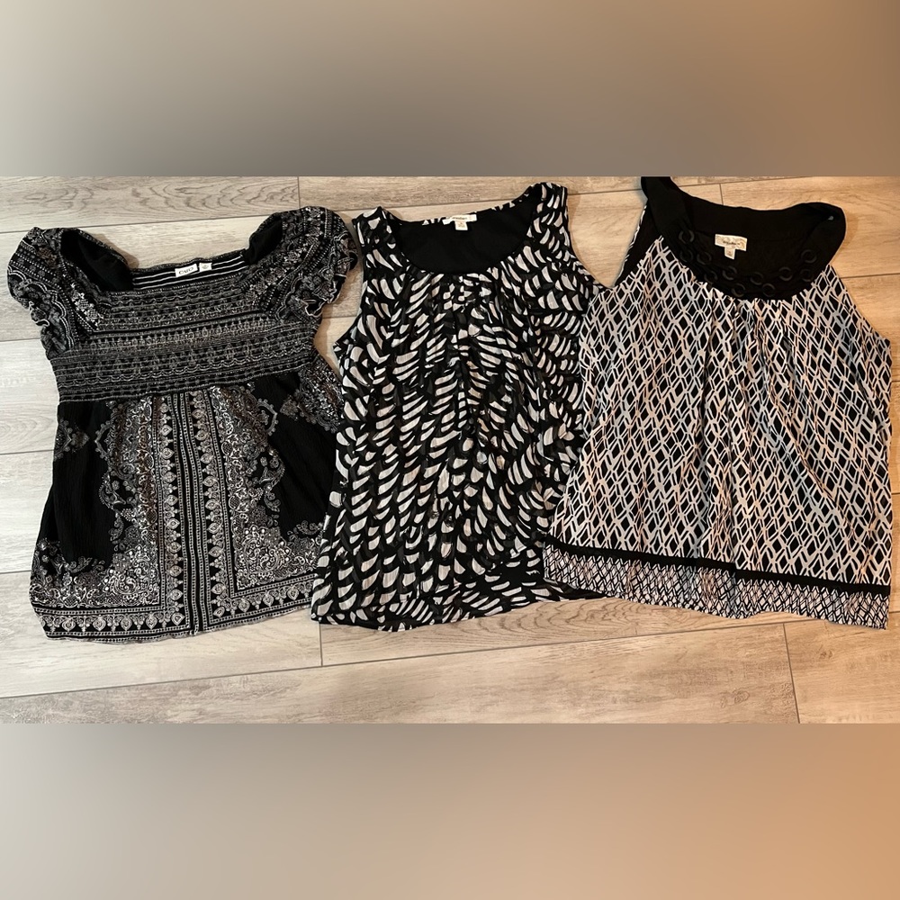 XL 3 pc Shirt bundle - Dress Barn/Cato